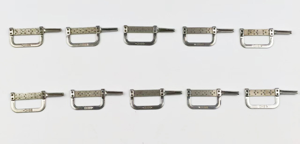 Dental IPR Interproximal Reduction Set with 4:1/1:1 Contra Angle and Strips